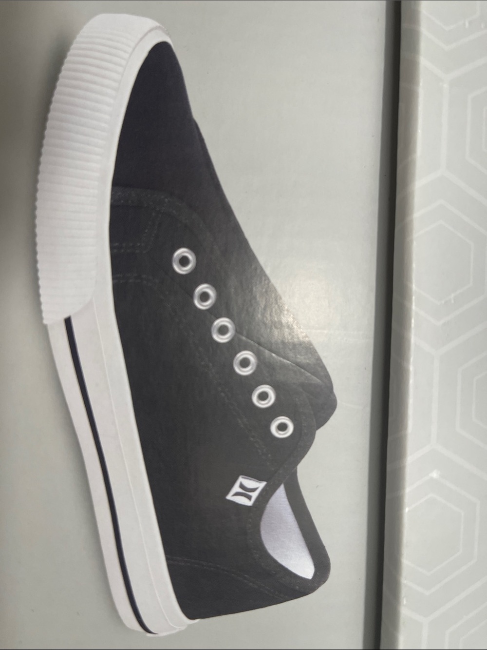 Hurley Ladies Chloe Slip on Canvas Sneaker Shoes size 8